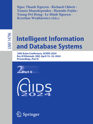 cover image of Intelligent Information and Database Systems
